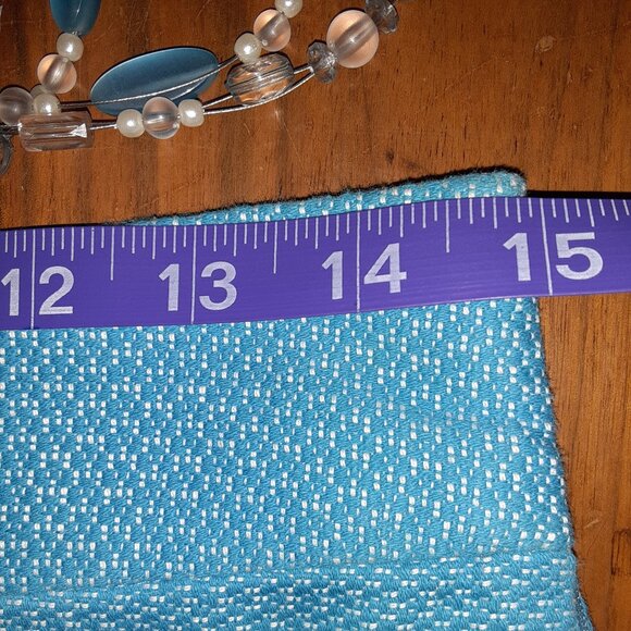 Banana Republic * Aqua Linen Skirt * Sz 2 * 29 1/2" Waist * Lined * - Picture 8 of 11